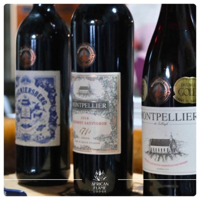 Montpellier wine evening – African Flame Lodge Facebook post
