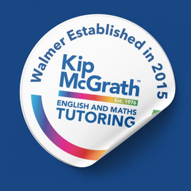 Kip McGrath Walmer logo sticker