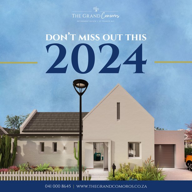 “Don’t miss out this 2024” launch post – social media post designed by Meerkat Mango for The Grand Comoros