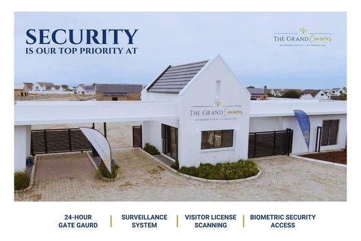 Security is a top priority – social media post designed by Meerkat Mango for The Grand Comoros